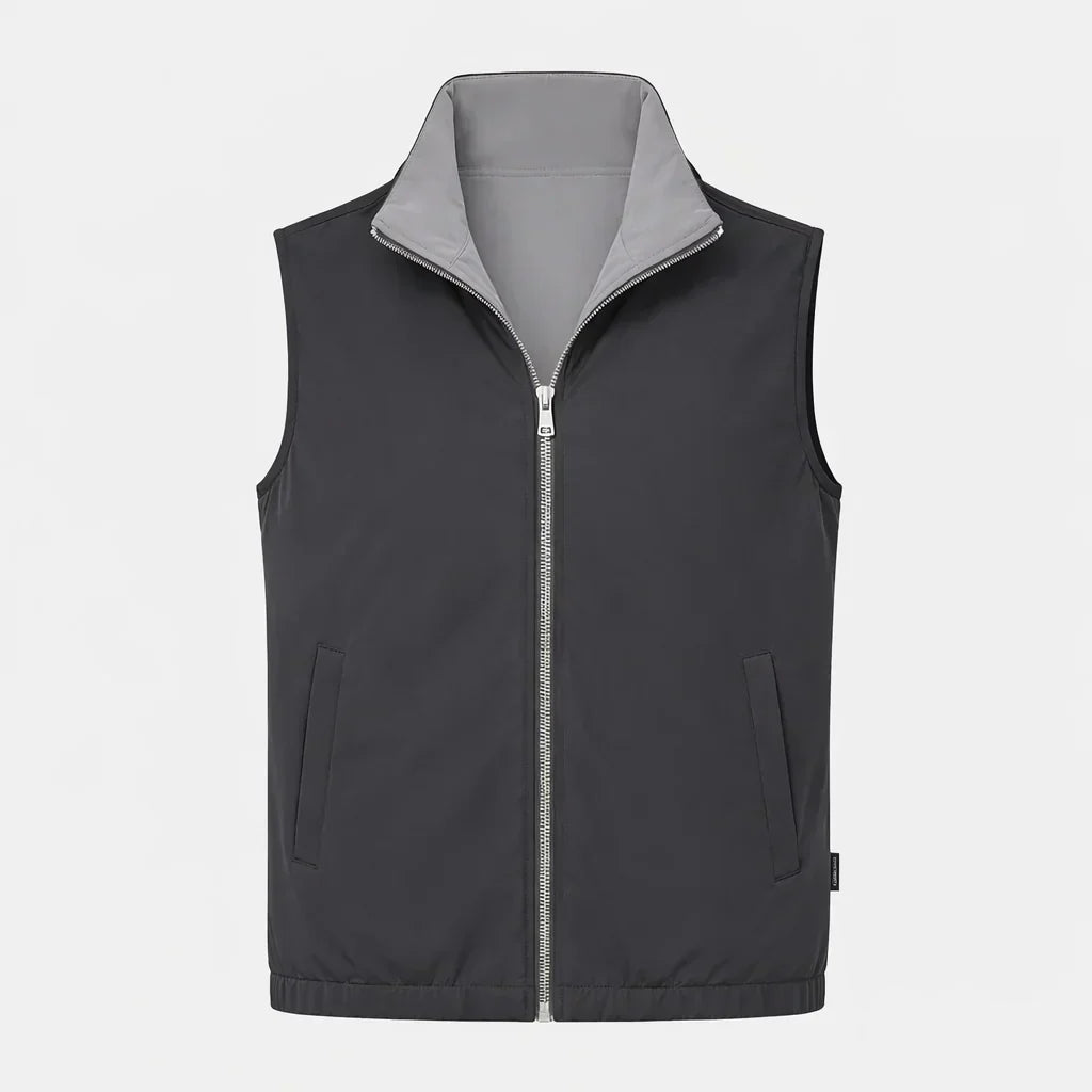 Reversible Gillet (Dark grey/Light grey)